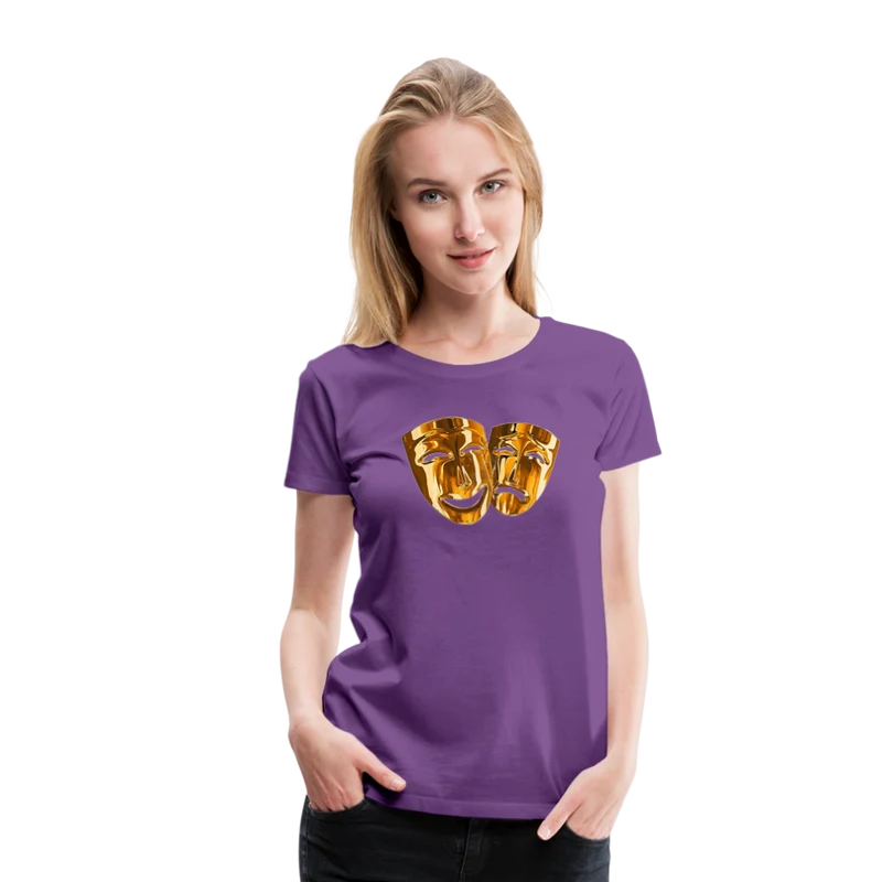 Damen Sommer Top 3D Maske T-Shirt Rundhals Streetwear lockeres Damentop