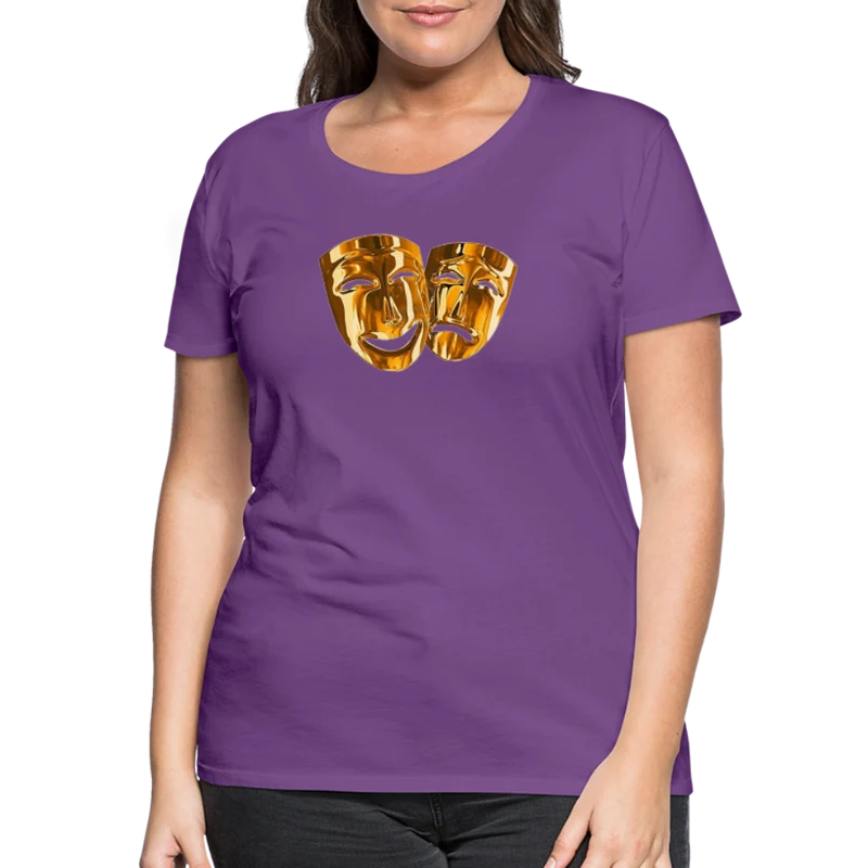 Damen Sommer Top 3D Maske T-Shirt Rundhals Streetwear lockeres Damentop