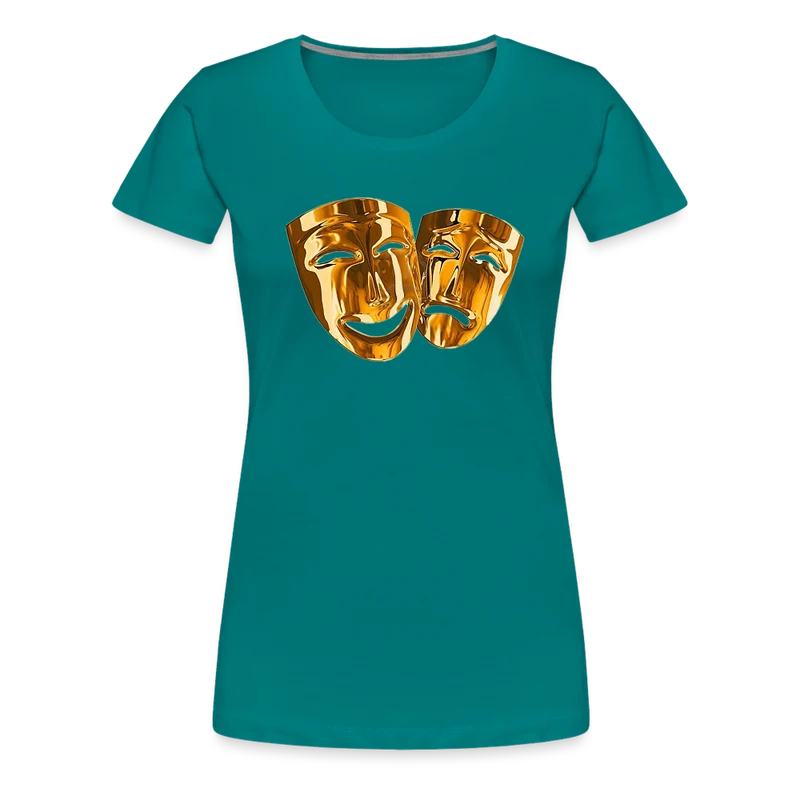 Damen Sommer Top 3D Maske T-Shirt Rundhals Streetwear lockeres Damentop