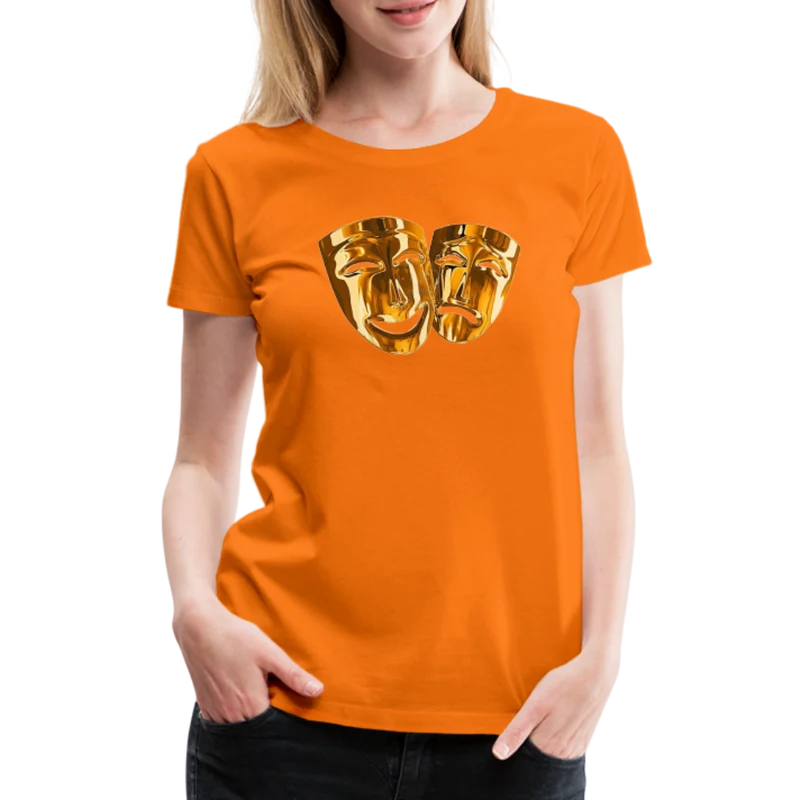 Damen Sommer Top 3D Maske T-Shirt Rundhals Streetwear lockeres Damentop