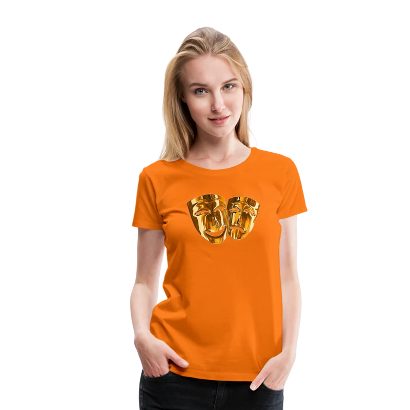 Damen Sommer Top 3D Maske T-Shirt Rundhals Streetwear lockeres Damentop