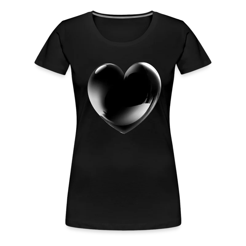 Damen Sommer Top 3D Herz T-Shirt Rundhals Streetwear lockeres Damentop