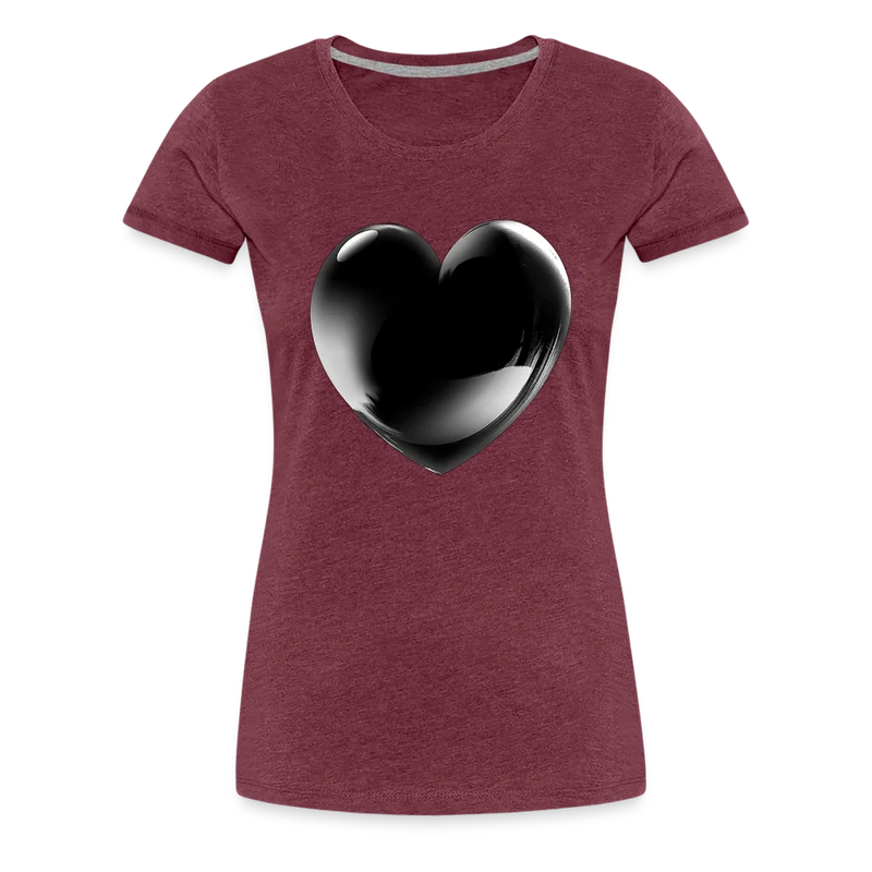 Damen Sommer Top 3D Herz T-Shirt Rundhals Streetwear lockeres Damentop