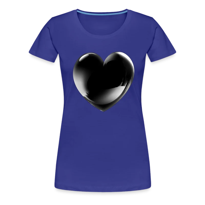 Damen Sommer Top 3D Herz T-Shirt Rundhals Streetwear lockeres Damentop