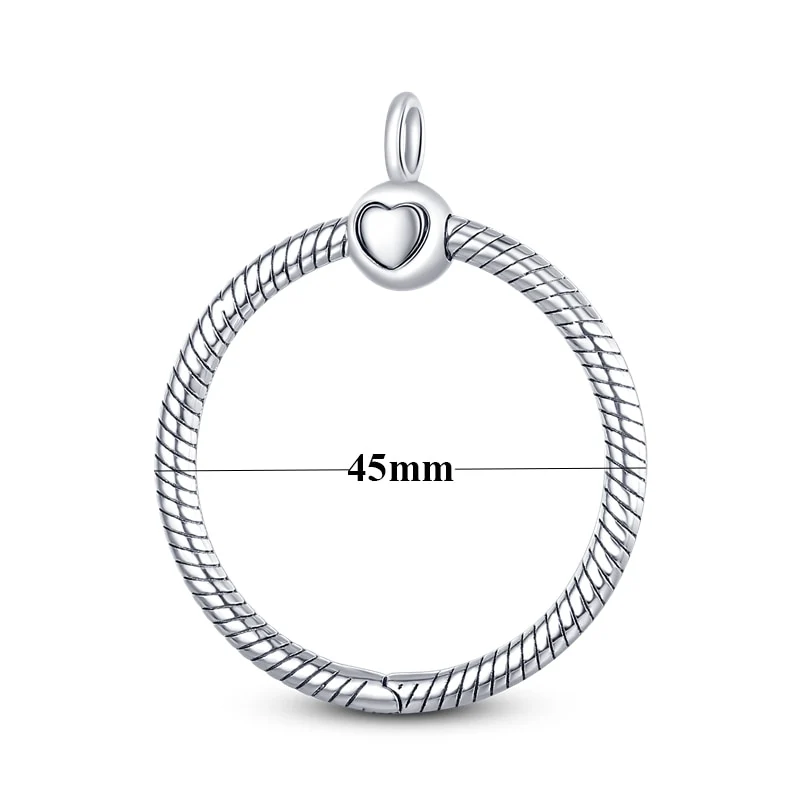 Massiv Sterling Silber 925 Panzerkette Fashion Halskette mit Zirkonia Anhänger Damen