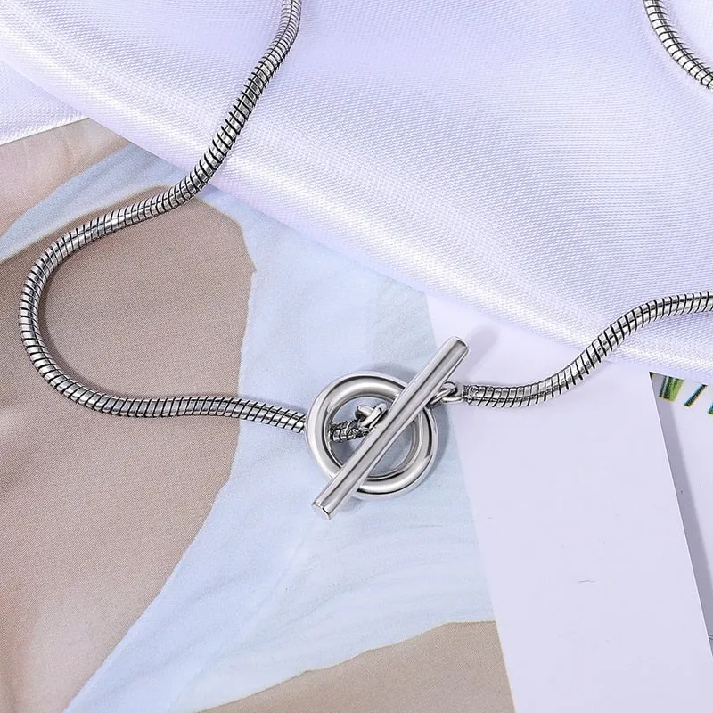 Massiv Sterling Silber 925 Panzerkette Fashion Halskette mit Zirkonia Anhänger Damen