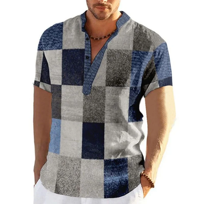 Herren Poloshirt POLO Shirt Zip Kontrast Kragen Kurzarm Slim Fit Hemd Polohemd Neu