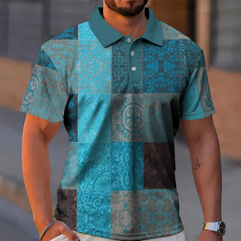 Herren Poloshirt POLO Shirt Zip Kontrast Kragen Kurzarm Slim Fit Hemd Polohemd Neu