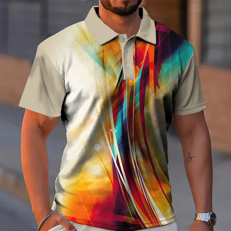 Herren Poloshirt POLO Shirt Zip Kontrast Kragen Kurzarm Slim Fit Hemd Polohemd Neu