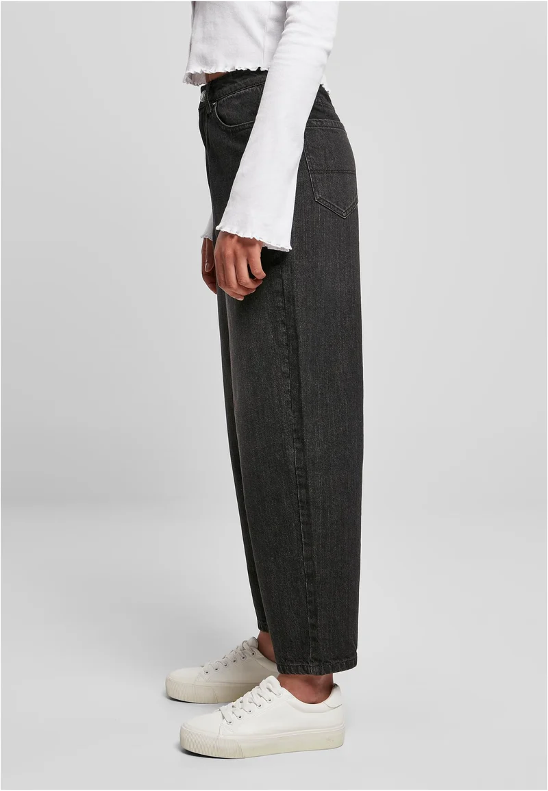 UC High Waist Wide Leg Cropped Denim Pants