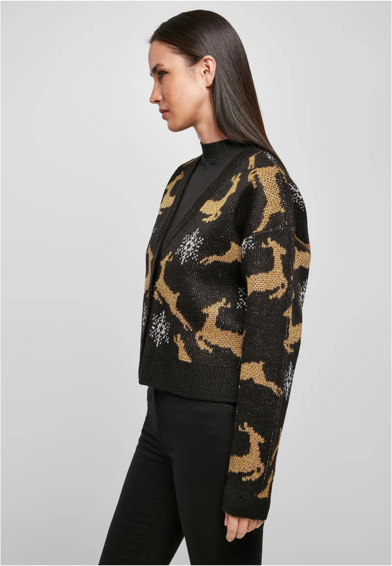 UC Short Oversized Christmas Cardigan