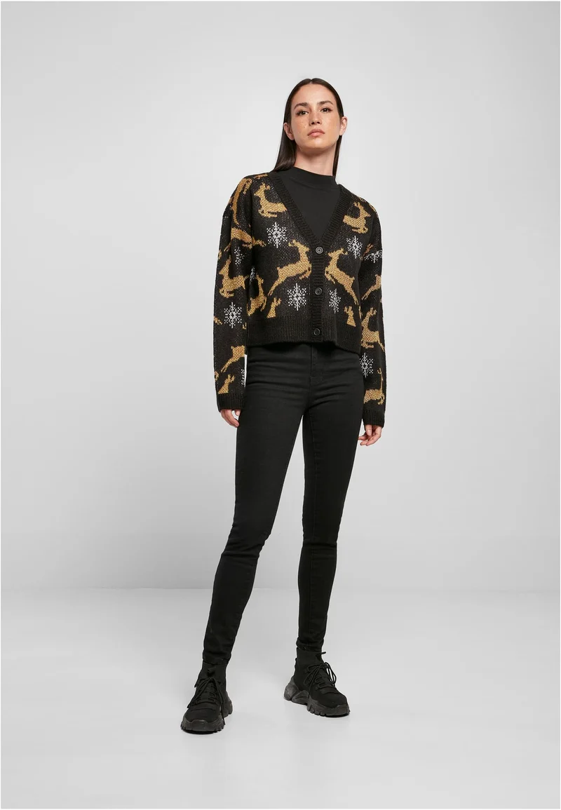 UC Short Oversized Christmas Cardigan