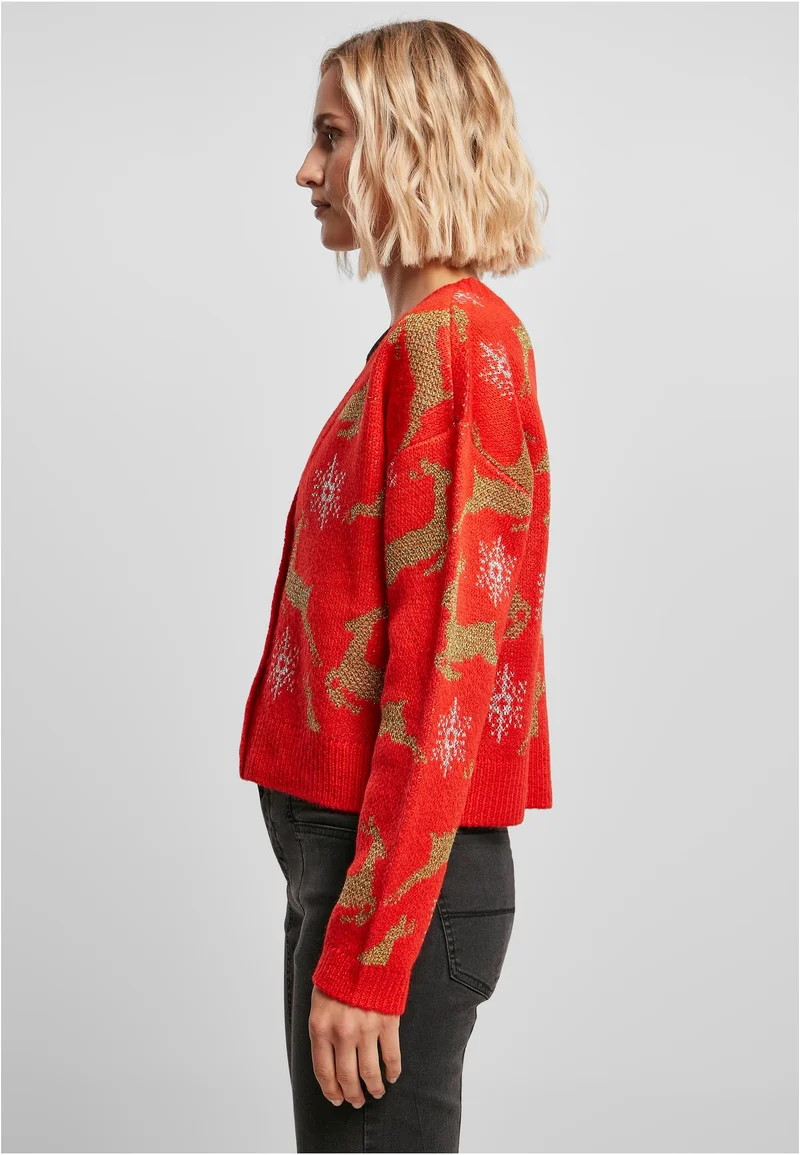 UC Short Oversized Christmas Cardigan