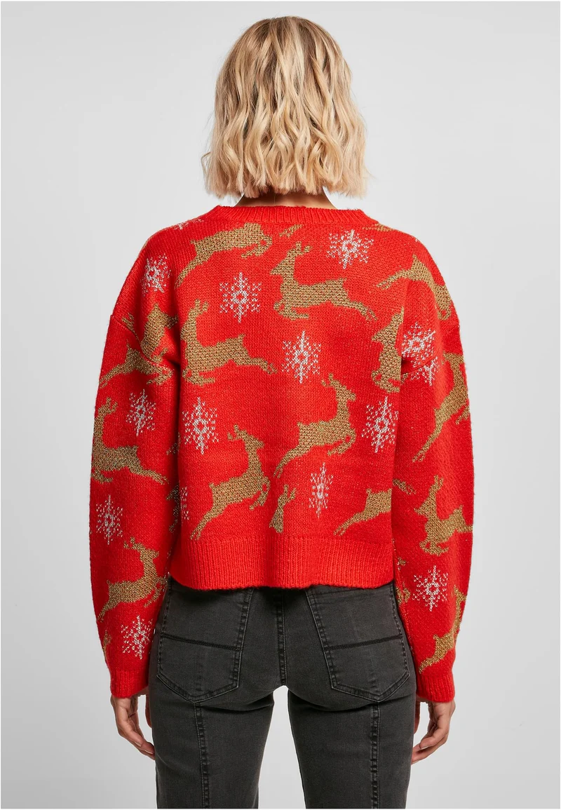 UC Short Oversized Christmas Cardigan