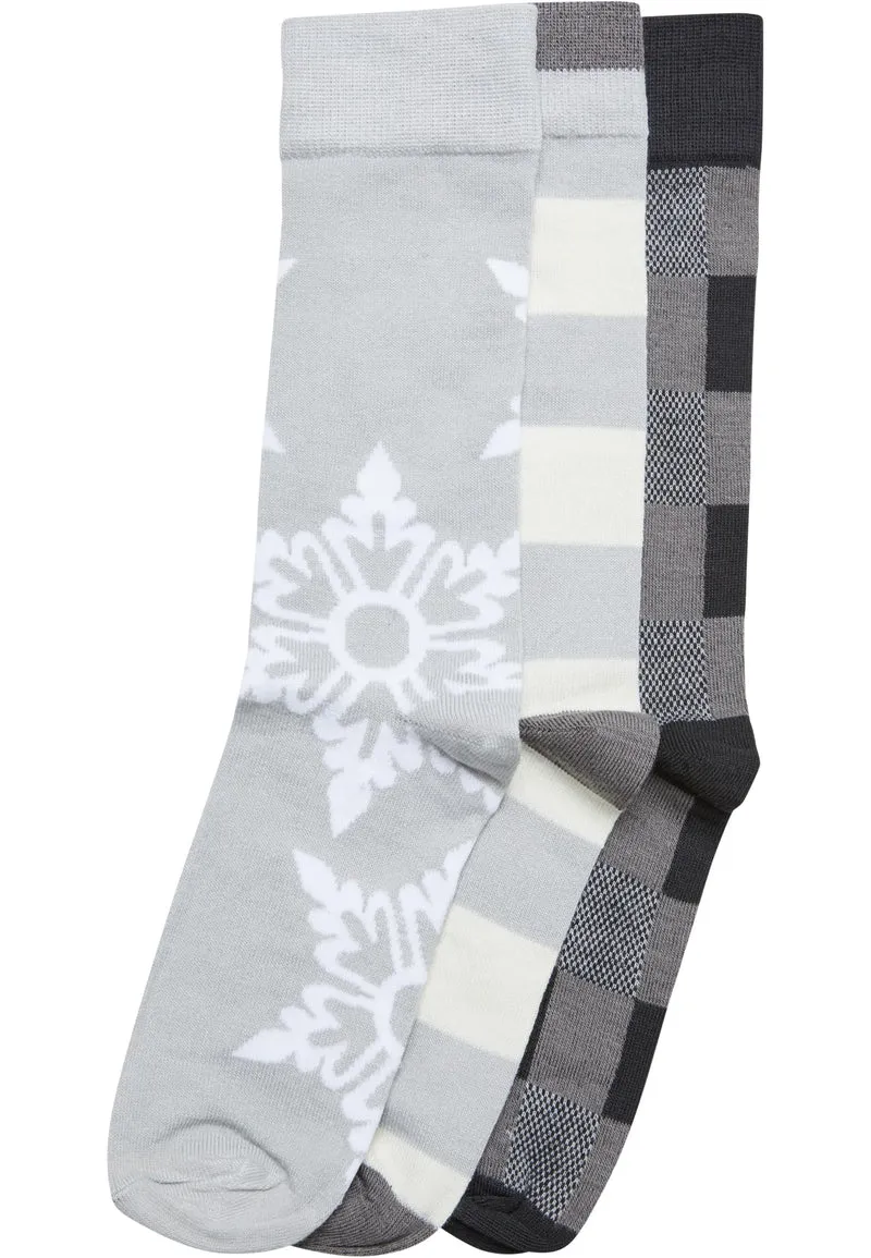 UC Christmas Snowflakes Socks 3-Pack