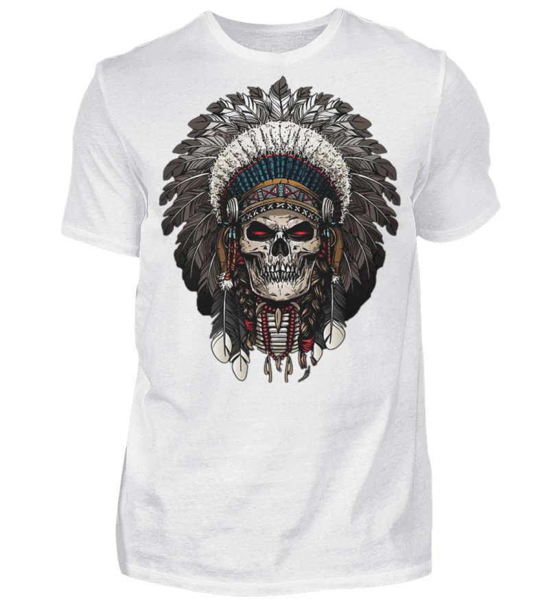 Fashion Herren Horror Skull 3D T-Shirt Rundhals Unisex Sommer Streetwear - Herren Shirt