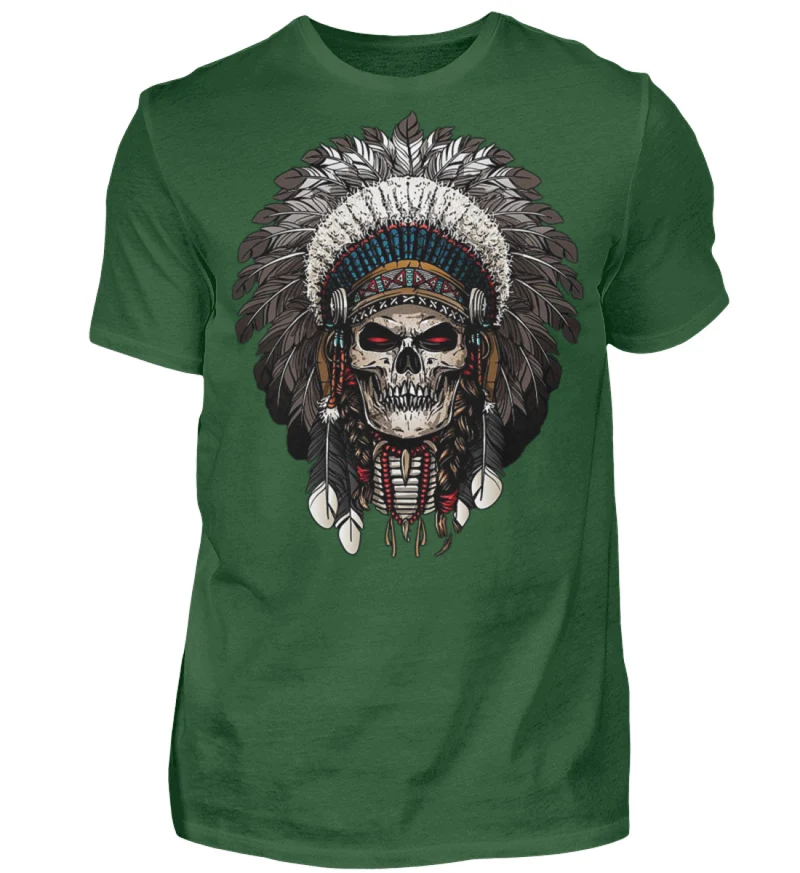 Fashion Herren Horror Skull 3D T-Shirt Rundhals Unisex Sommer Streetwear - Herren Shirt