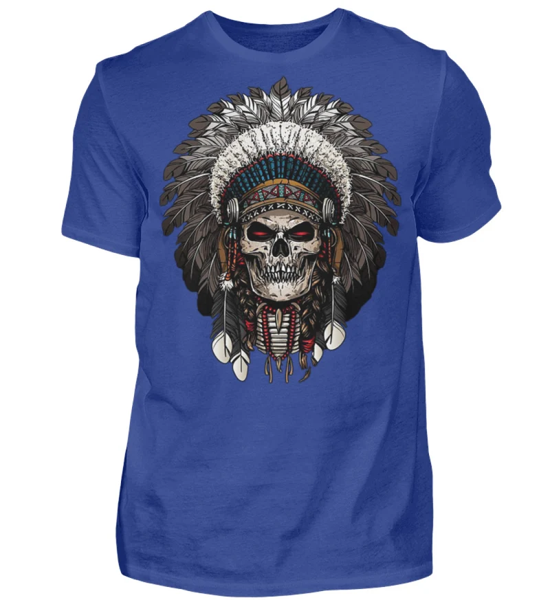 Fashion Herren Horror Skull 3D T-Shirt Rundhals Unisex Sommer Streetwear - Herren Shirt