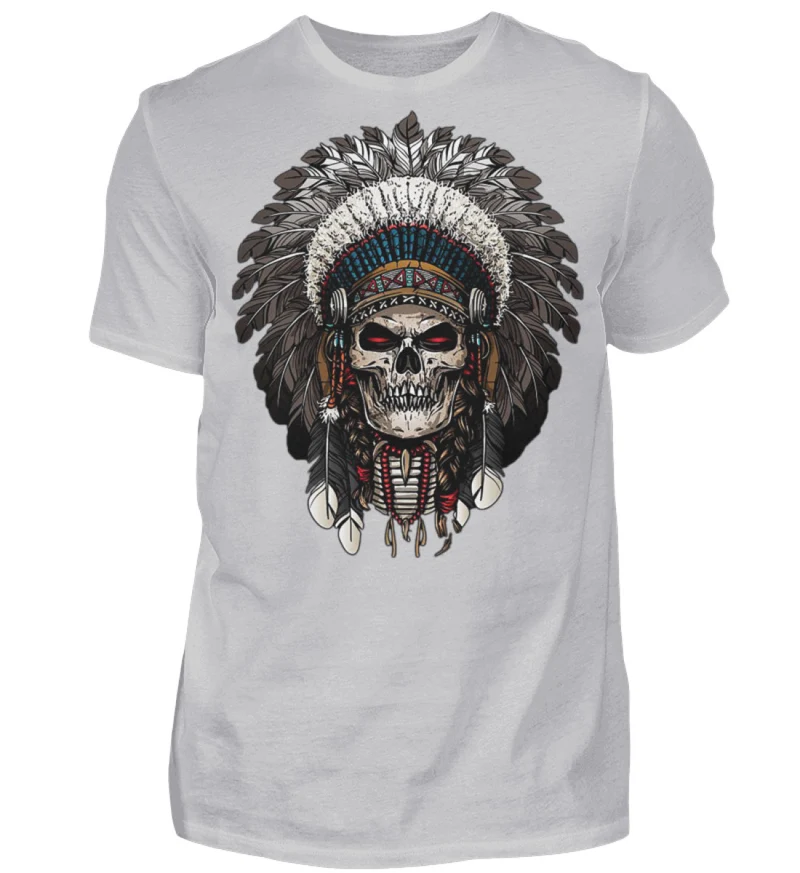 Fashion Herren Horror Skull 3D T-Shirt Rundhals Unisex Sommer Streetwear - Herren Shirt