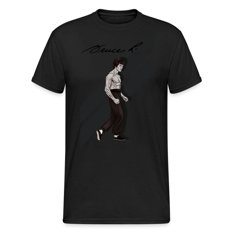 3D-T-Shirt Unisex Streetwear Fashion Kung Fu Super Star Bruce Lee