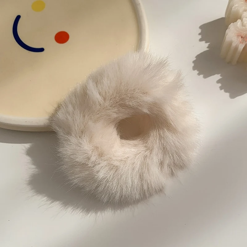 1/7 Stk/Set Haargummi Samt Haarband Zopfband Zopfgummi Velour XL Scrunchie Dick Matt