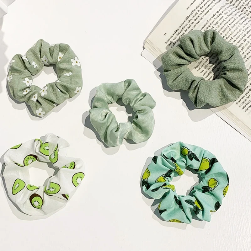 1/7 Stk/Set Haargummi Samt Haarband Zopfband Zopfgummi Velour XL Scrunchie Dick Matt