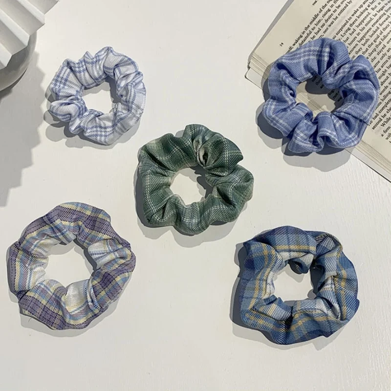 1/7 Stk/Set Haargummi Samt Haarband Zopfband Zopfgummi Velour XL Scrunchie Dick Matt