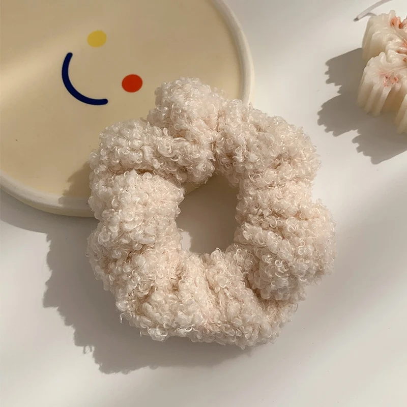 1/7 Stk/Set Haargummi Samt Haarband Zopfband Zopfgummi Velour XL Scrunchie Dick Matt