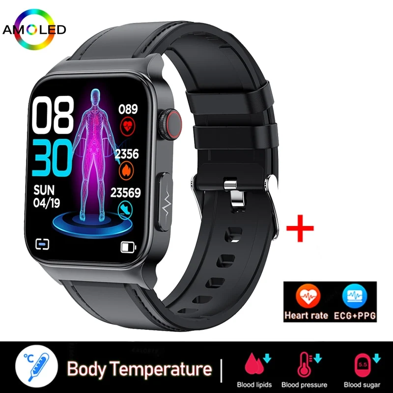 EKG + PPG Bluetooth Smart watch Fitness Tracker Sport Uhr Puls Armband Wasserdicht
