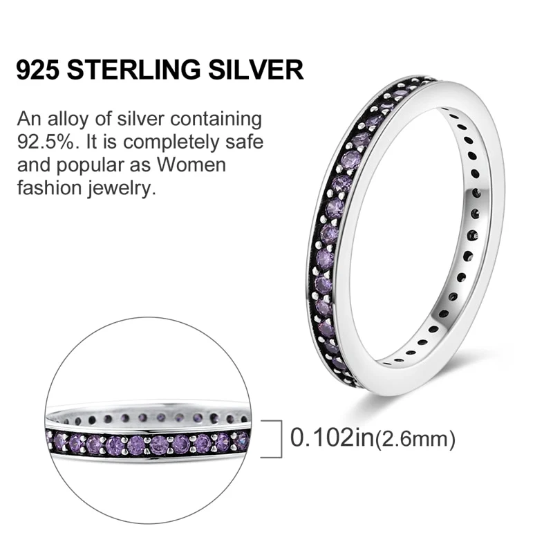 Massiv Sterling Silber 925 Ring filigran Fashion Damenring mit AAA Zirkonia