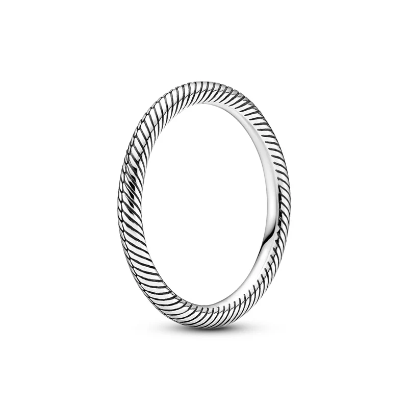 Massiv Sterling Silber 925 Ring filigran Fashion Damenring mit AAA Zirkonia