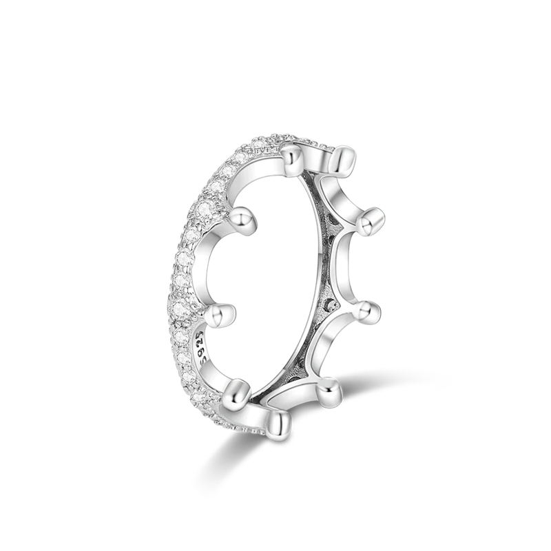 Massiv Sterling Silber 925 Ring filigran Fashion Damenring mit AAA Zirkonia