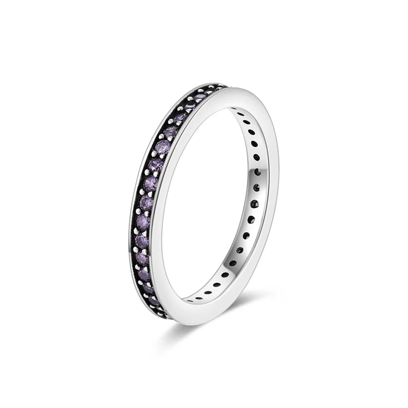 Massiv Sterling Silber 925 Ring filigran Fashion Damenring mit AAA Zirkonia