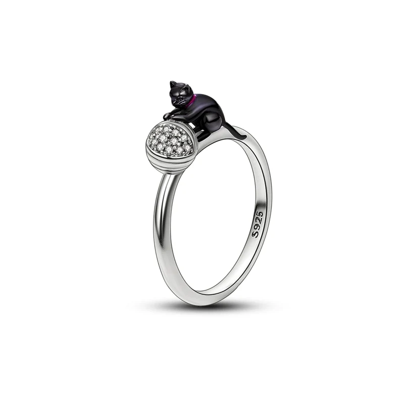 Massiv Sterling Silber 925 Ring filigran Fashion Damenring mit AAA Zirkonia