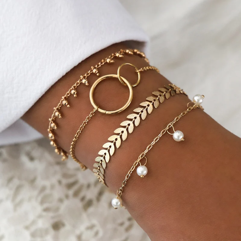 SET Armband Damen Freundschaftsarmband Yoga Bettelarmbänder Makramee