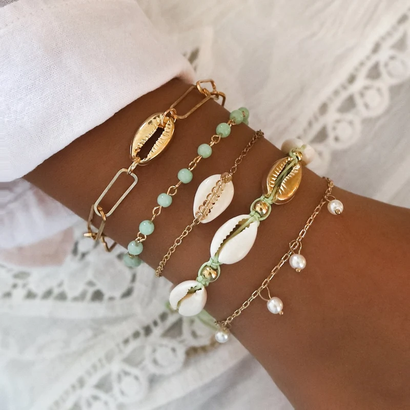 SET Armband Damen Freundschaftsarmband Yoga Bettelarmbänder Makramee
