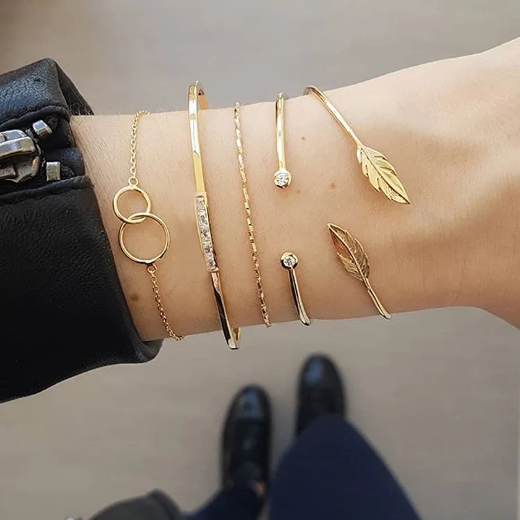 SET Armband Damen Freundschaftsarmband Yoga Bettelarmbänder Makramee