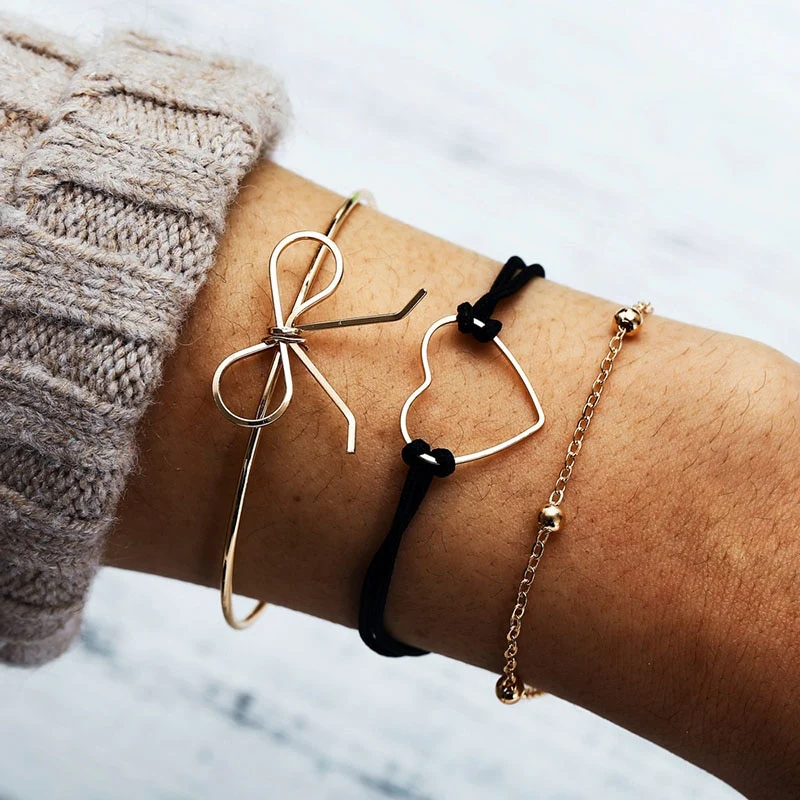 SET Armband Damen Freundschaftsarmband Yoga Bettelarmbänder Makramee