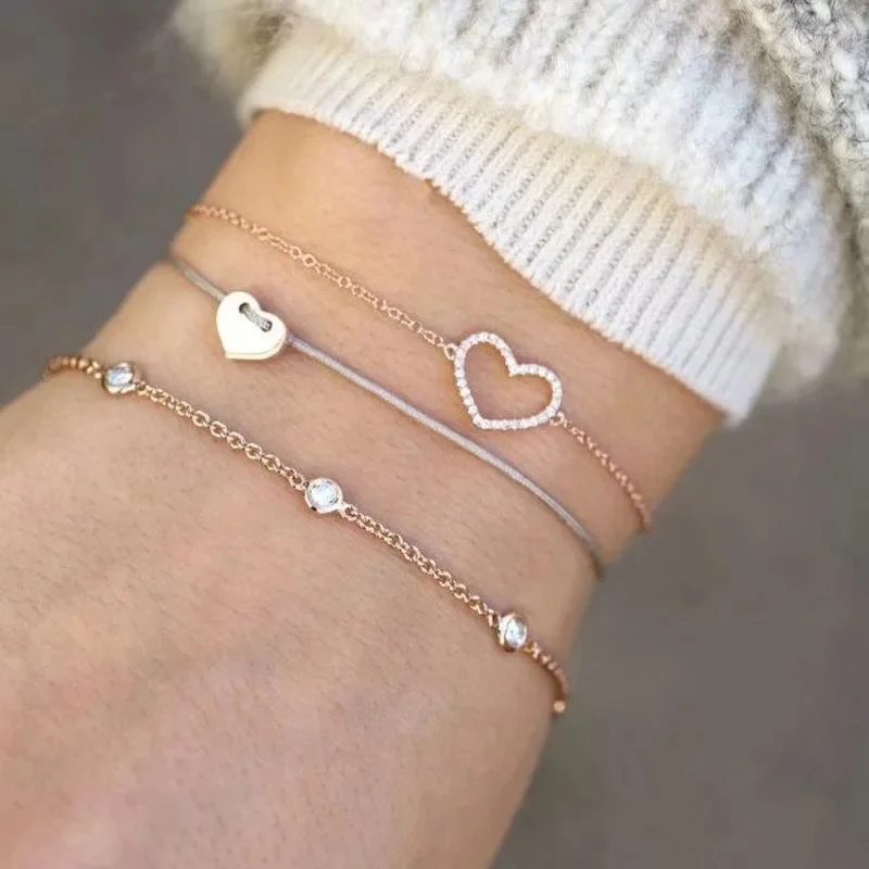 SET Armband Damen Freundschaftsarmband Yoga Bettelarmbänder Makramee