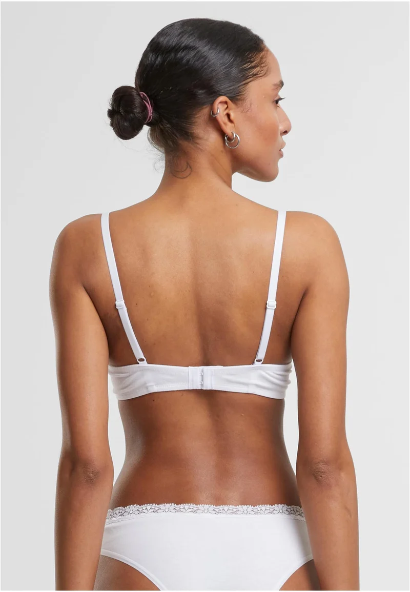 UC Basic Cotton Bra Lace 2-Pack