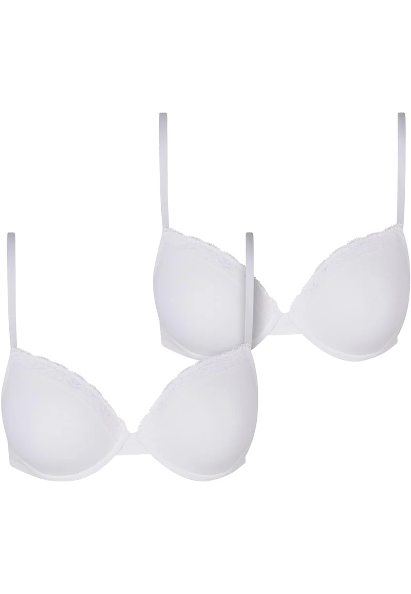 UC Basic Cotton Bra Lace 2-Pack