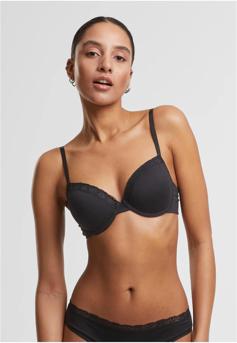 UC Basic Cotton Bra Lace 2-Pack