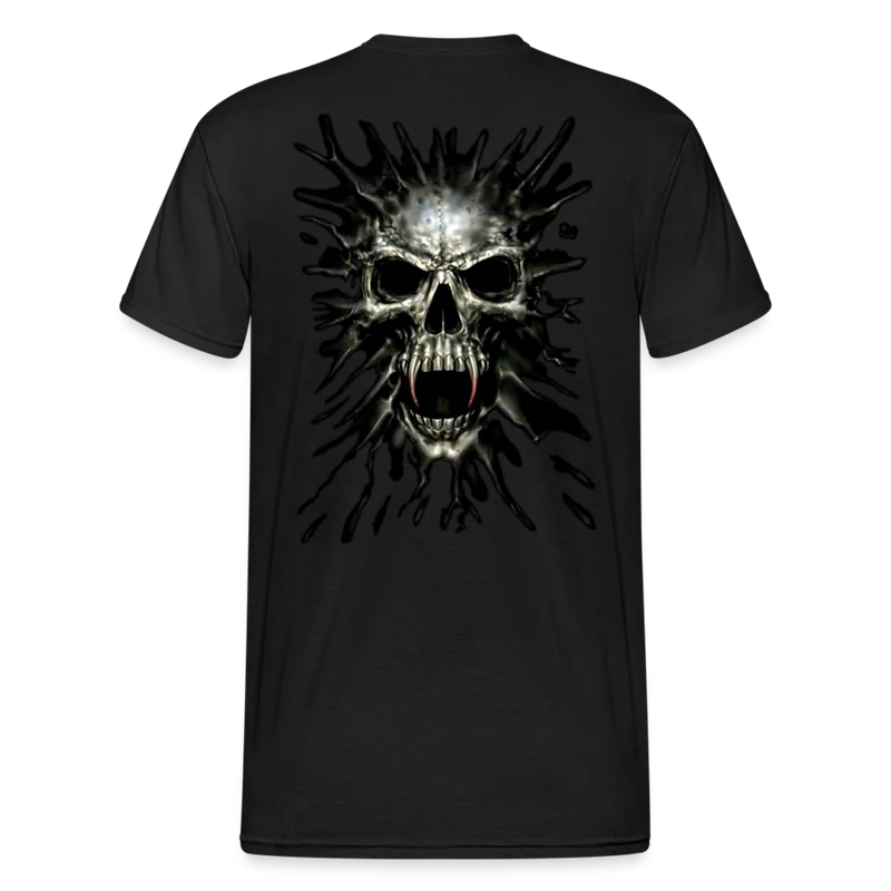 Fashion Herren Horror Skull 3D T-Shirt Rundhals Unisex Sommer Streetwear