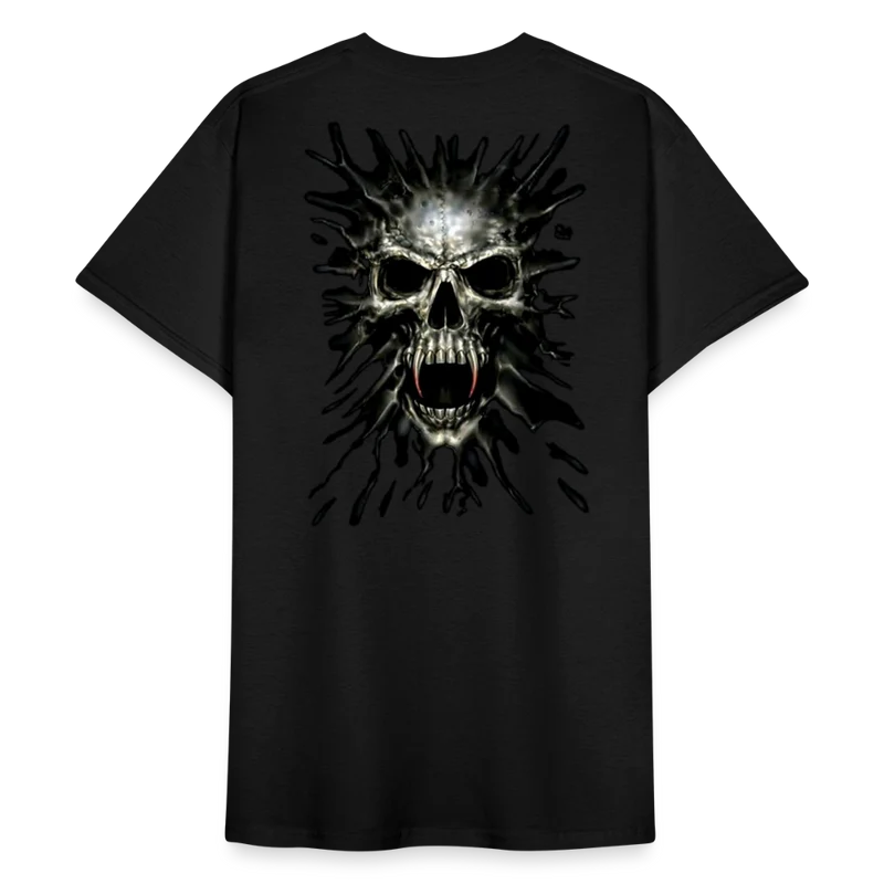Fashion Herren Horror Skull 3D T-Shirt Rundhals Unisex Sommer Streetwear