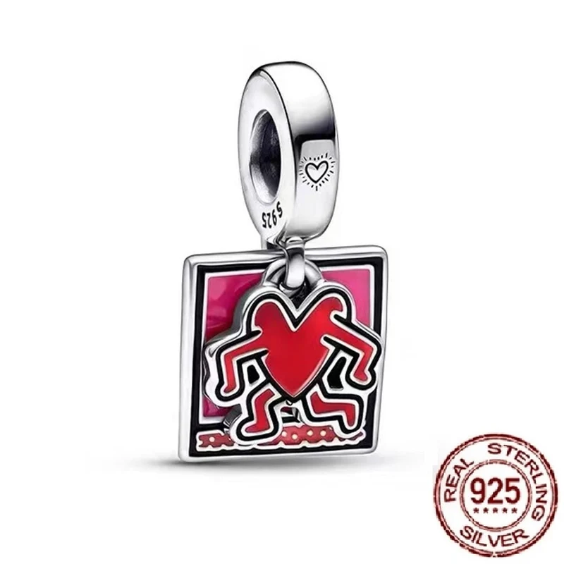 Charms Anhänger 925 Sterling Silber Charm Armband verschiedene Themen Damen Geschenk