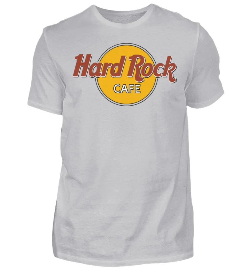 Herren Fashion Hard Rock Cafe T-Shirt Rundhals Unisex 100% Baumwolle Streetwear - Herren Shirt