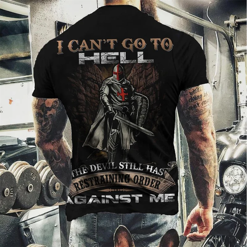 Fashion Herren Horror Skull 3D T-Shirt Rundhals Unisex Sommer Streetwear