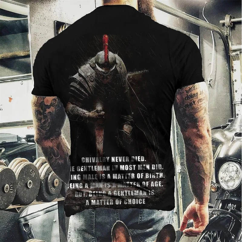 Fashion Herren Horror Skull 3D T-Shirt Rundhals Unisex Sommer Streetwear