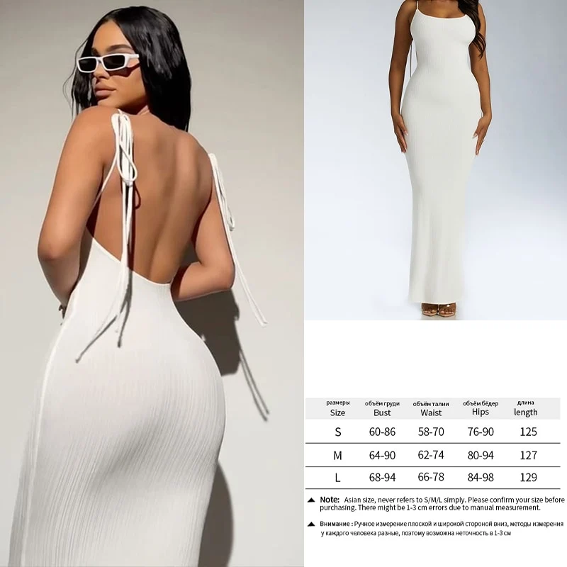 Damen Rückenfrei Sommer Partykleid Cocktail Abendkleid Kleid Clubwear