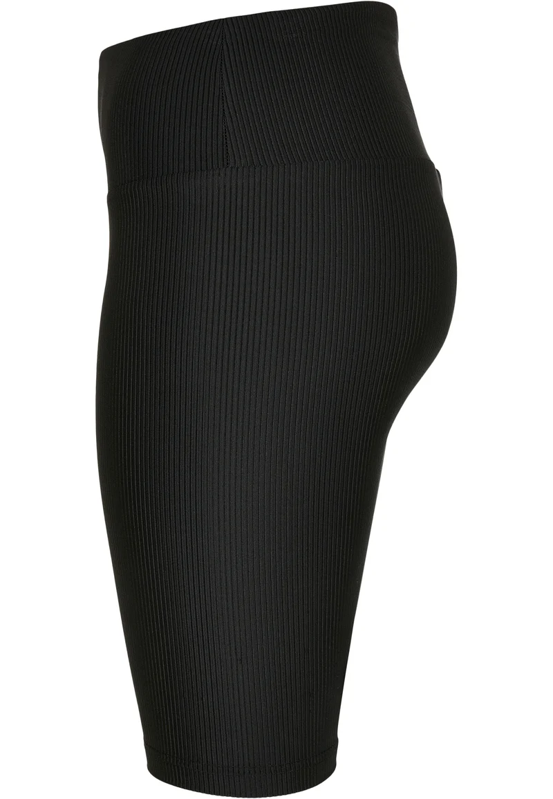 UC High Waist Shiny Rib Cycle Shorts
